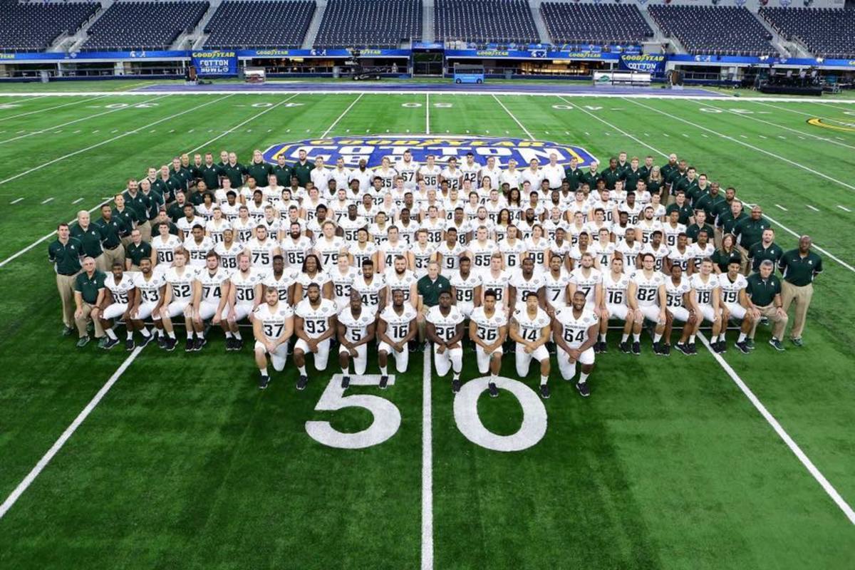 2015 vs Alabama MSU Team Cotton Bowl Photo courtesy of MSU SID