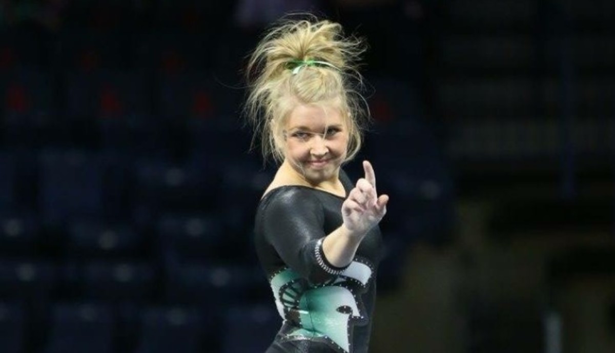 2016 MSU Gymnastics.  Photo courtesy of MSU SID