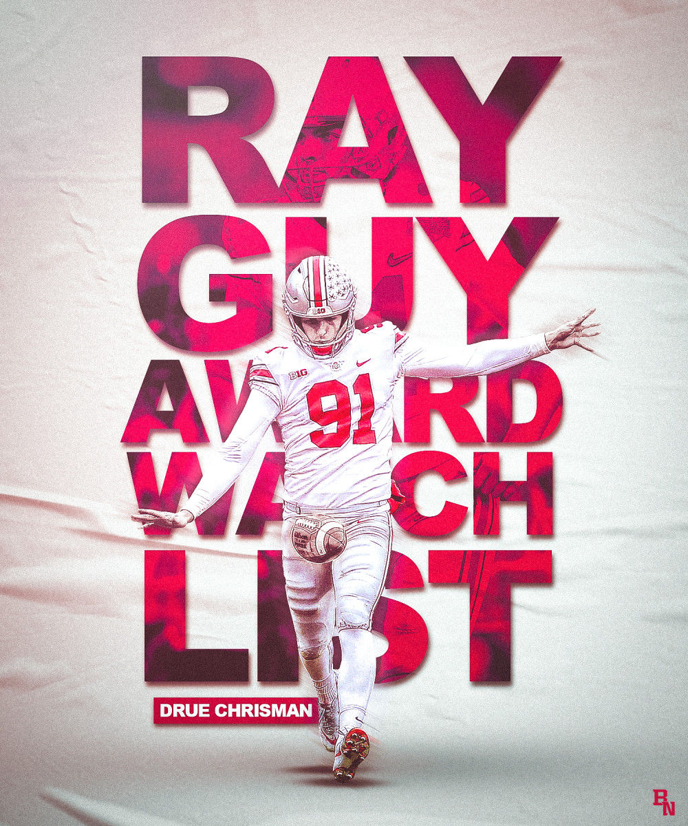 Ohio State punter Drue Chrisman Named on Ray Guy Award Watch List