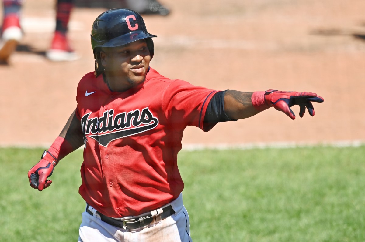 Ramirez after his second homer Sunday in the Indians 9-2 win over the Royals 