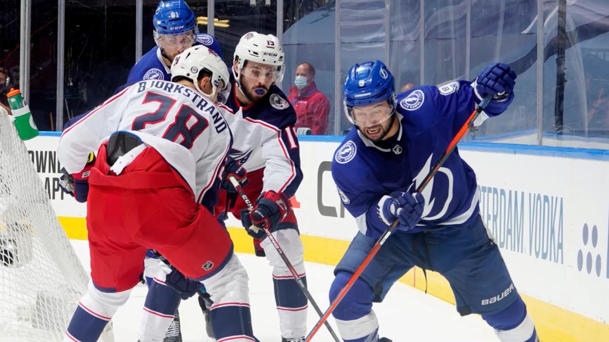 NHL Playoffs: Lightning Outlast Blue Jackets In Five OT Thriller ...