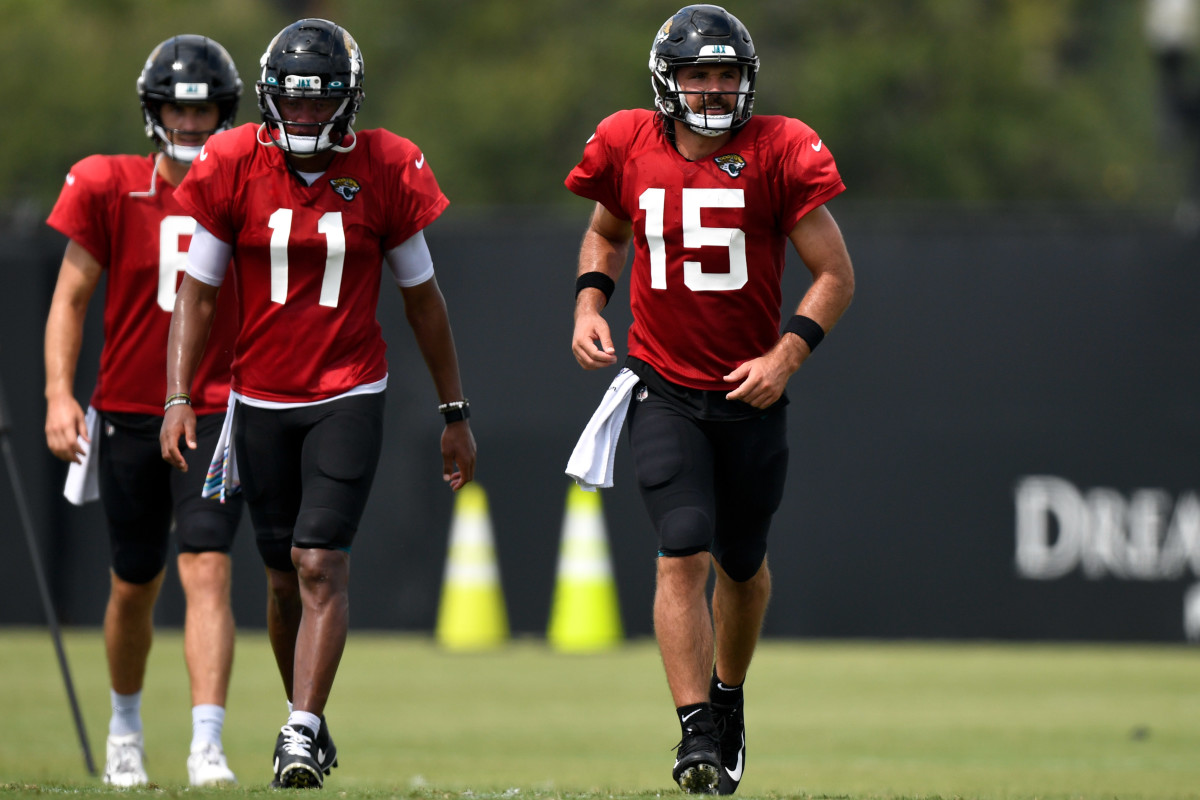 The QB battle this Jags camp; who will be No. 2 behind Minshew? Mandatory Credit: Douglas DeFelice-USA TODAY Sports