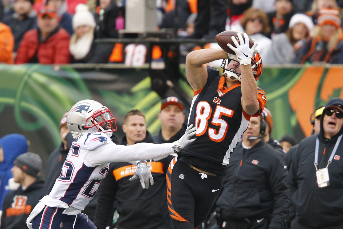 Eifert has led all NFL tight ends since 2013 with touchdowns in less than 60 games. Mandatory Credit: Joe Maiorana-USA TODAY Sports