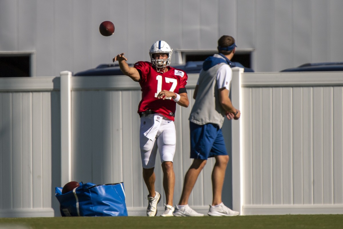 A Crucial Catch patch is on the jersey of Indianapolis Colts quarterback  Philip Rivers (17) as he warms up before an NFL football game against the  Cincinnati Bengals, Sunday, Oct. 18, 2020, in Indianapolis. (AP Photo/AJ  Mast Stock Photo - Alamy