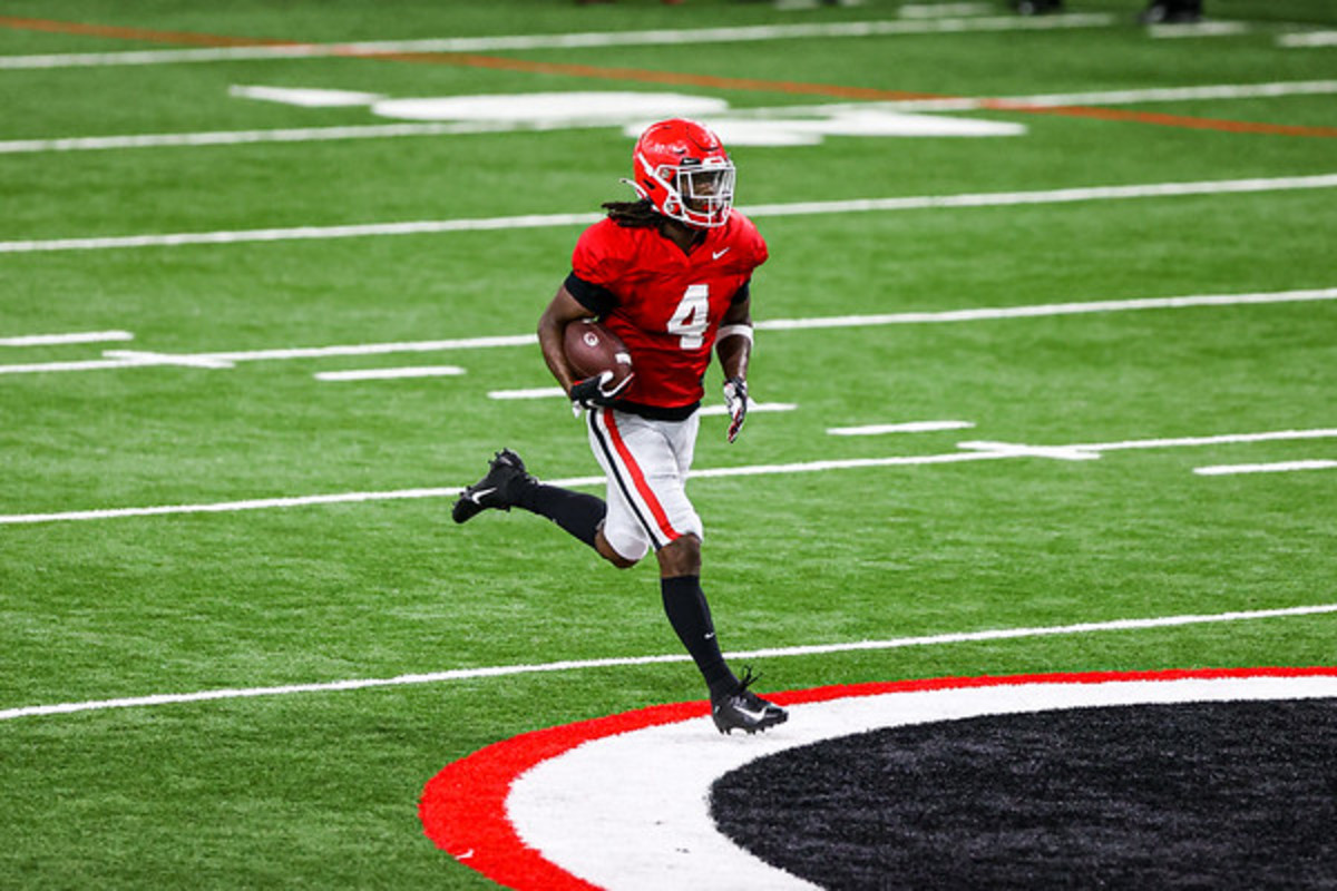 RB, James Cook, Photo by Tony Walsh UGA Athletics