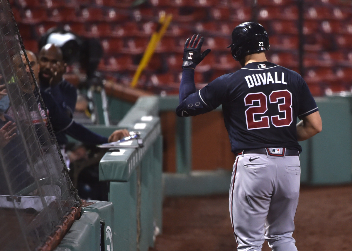 Braves beat the Red Sox 75 as Adam Duvall hits three home runs