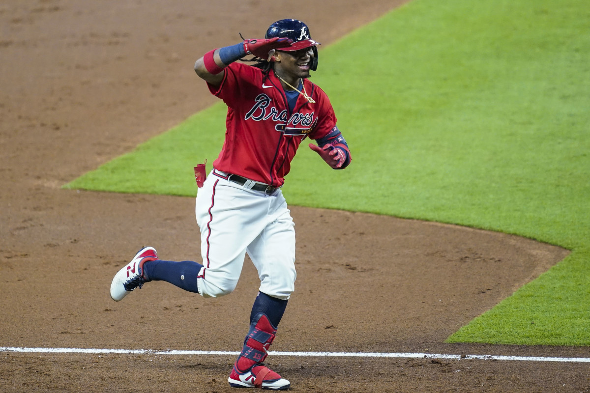 Ronald Acuna Jr. resumes HR run vs. Marlins, gets plunked again