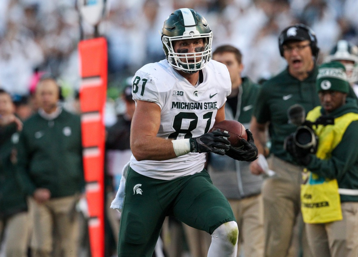 Former Michigan State football TE Matt Sokol impressing in New England  Patriots training camp