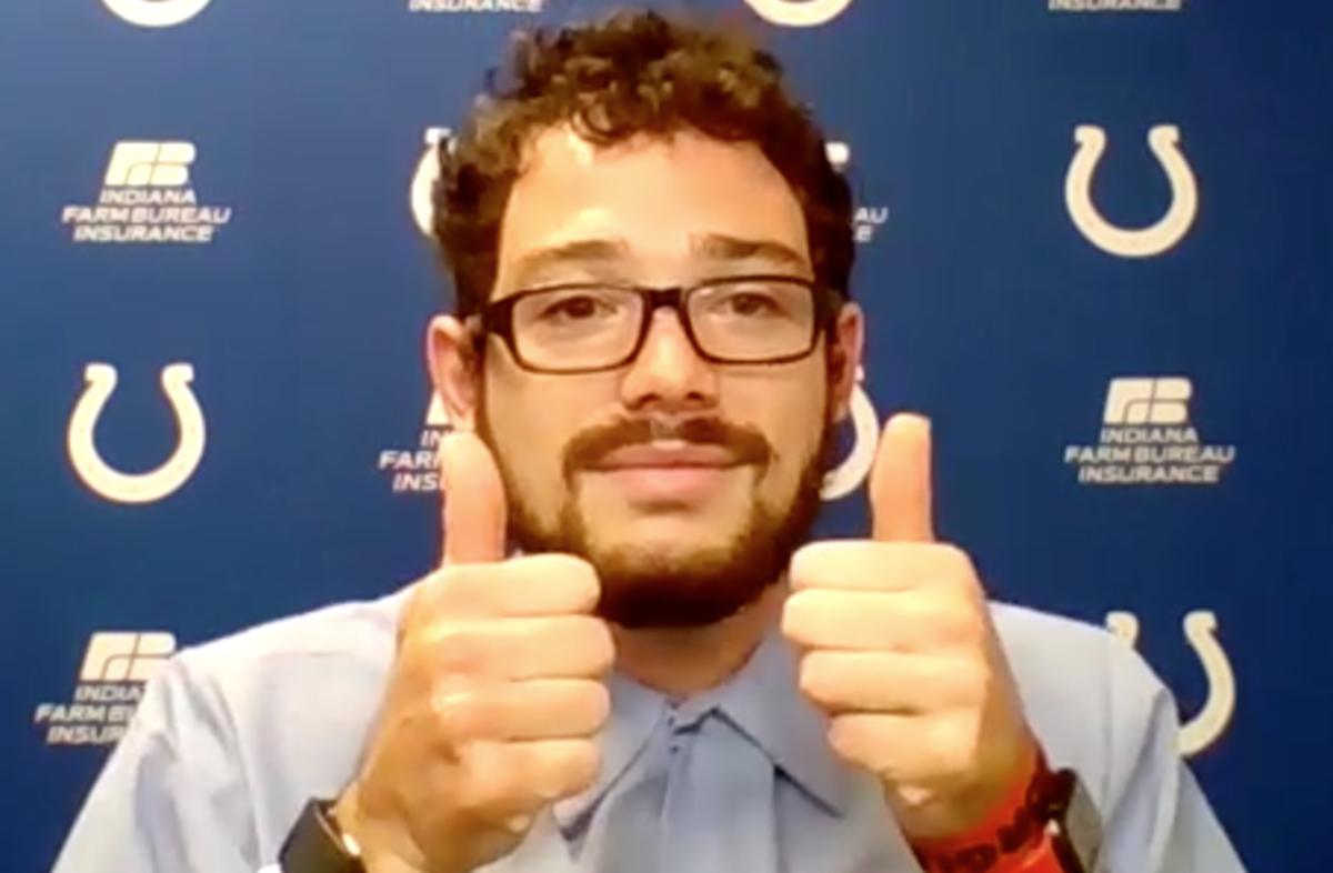 Whistle: Indianapolis Colts' Rodrigo Blankenship Shows Off LEGO