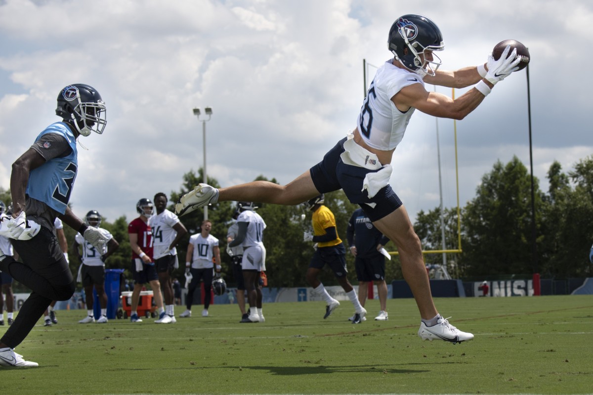 Tennessee Titans wide receiver Cody Hollister surprised some by making the regular-season roster.