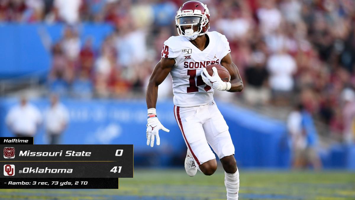 Oklahoma vs. Missouri State college football Second quarter report