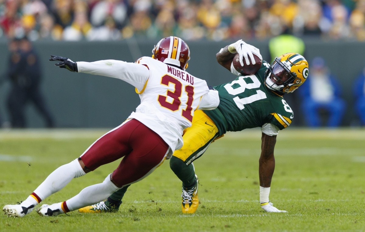 Photo: Washington Redskins cornerback Fabian Moreau - WAP20181104010 