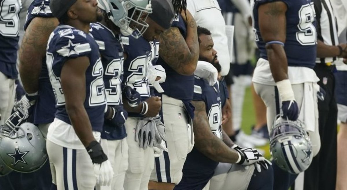 Dontari Poe Takes A Knee - And Dallas Cowboys Owner Jerry Jones Takes A ...