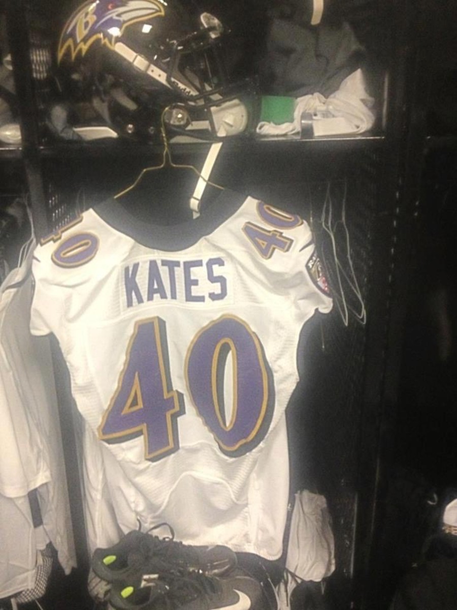 Andre Kates begins NFL career with the Baltimore Ravens