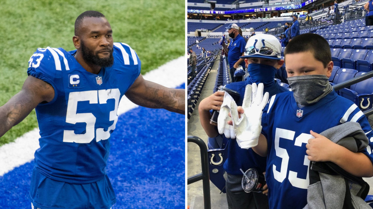 Colts' Darius Leonard throws wedding ring to fan by accident - Sports  Illustrated