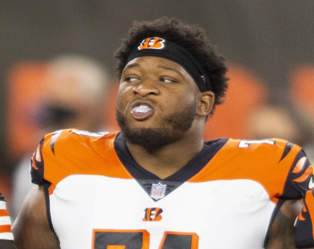 Cincinnati Bengals Offensive Lineman Fred Johnson Editorial Stock