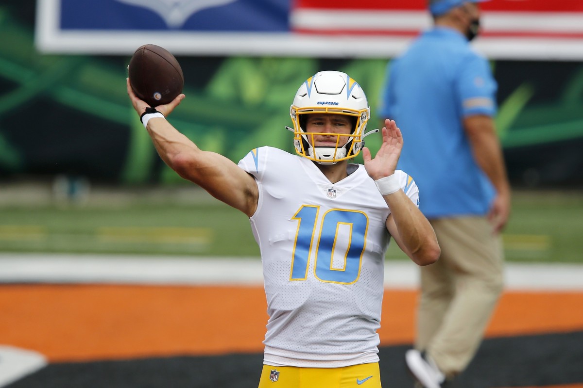 Panthers Staff Impressed With Chargers Rookie QB Justin Herbert ...