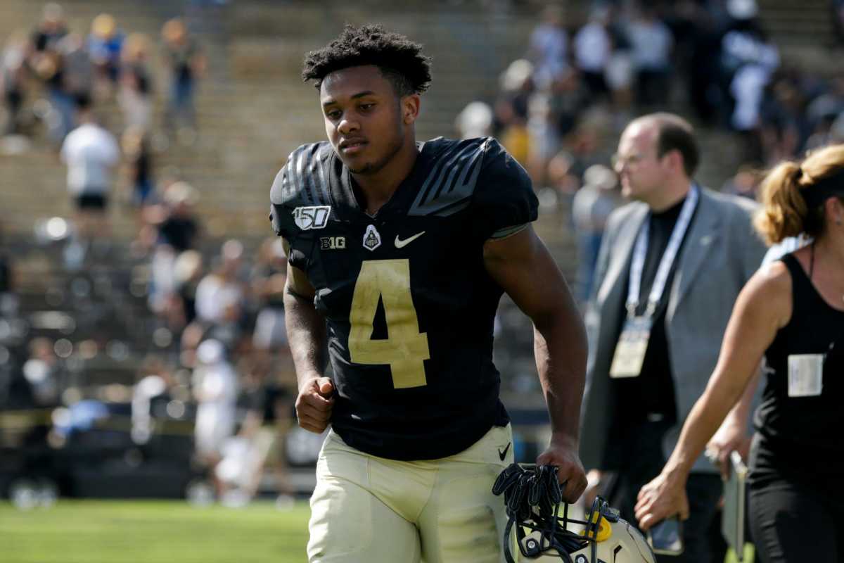 Purdue Receiver Rondale Moore Out For Saturday S Game Against Iowa Sports Illustrated Indiana