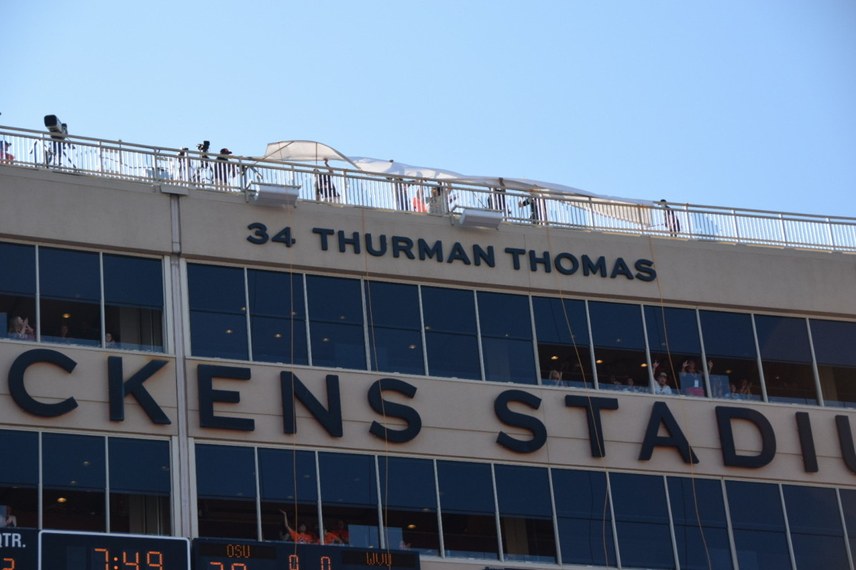 The Thurmanator: Thurman Thomas returns to OSU for ring of honor ceremony,  hopes more OSU legends return soon, Sports