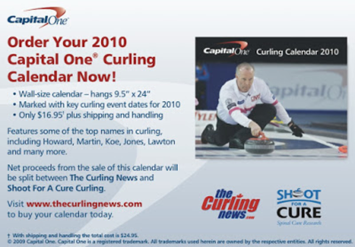 2010 Curling Calendar On Sale The Curling News