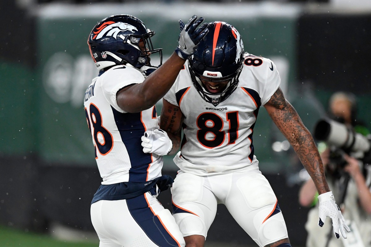 Broncos Wide Receiver Tim Patrick Grabs Third Touchdown Catch Of Season