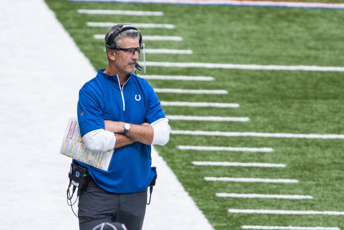 Indianapolis Colts Head Coach Frank Reich on Facing Comeback Bears: 'My  Foot is Always Down' - Sports Illustrated Indianapolis Colts News, Analysis  and More