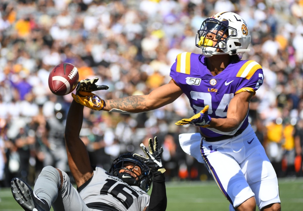 LSU's Derek Stingley likely sidelined vs. Mississippi State due to foot  injury 