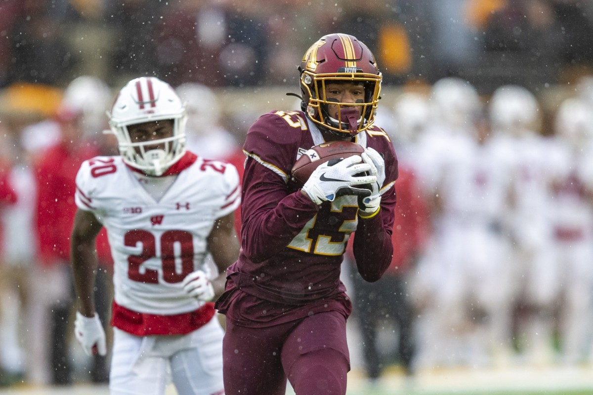 Minnesota's Rashod Bateman is back with the Minnesota Golden Gophers. (USA TODAY Sports)