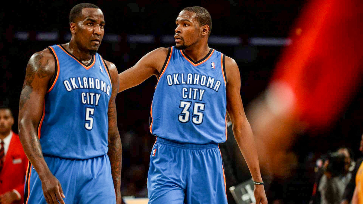 Kendrick Perkins takes new role in trying to make it back to NBA