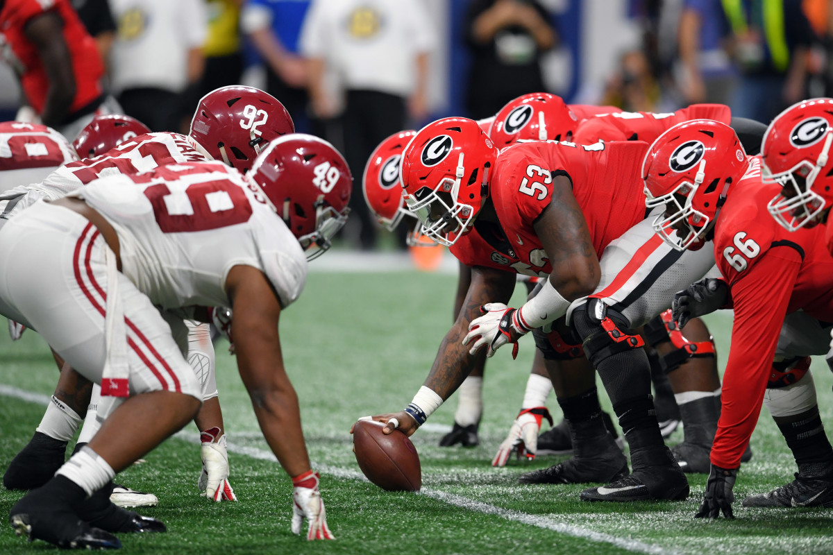 Georgia Football vs. Alabama Football Series History - Sports ...