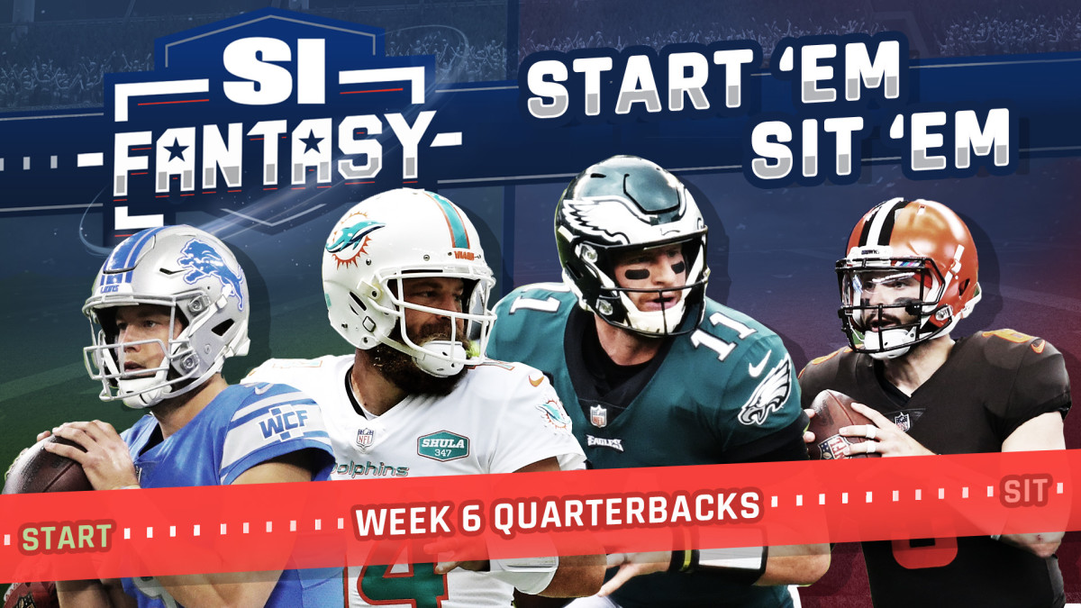 Week 6 Fantasy Football Rankings: Quarterbacks - Sports Illustrated