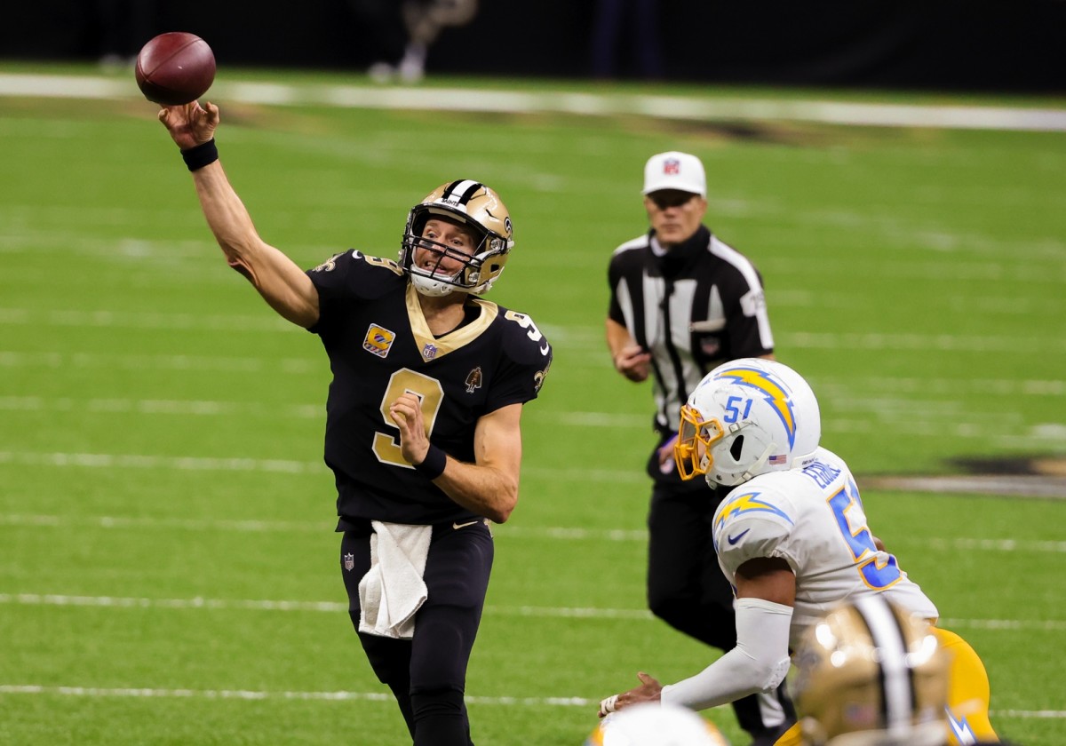 Los Angeles Chargers lose in OT to Drew Brees and New Orleans saints