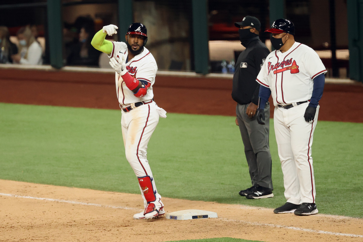 Marcell Ozuna blasts two home runs to lead Braves over Dodgers 102 in