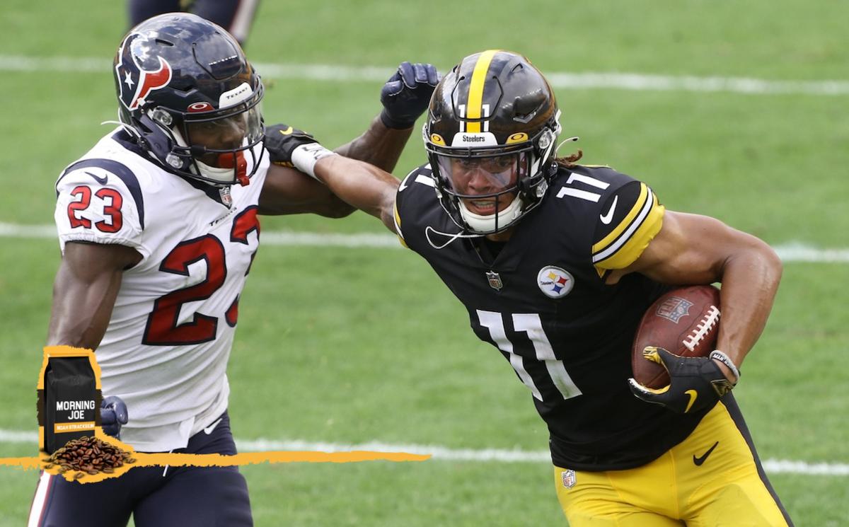 Dylan brown vs. One hand Claypool catch Pittsburgh.