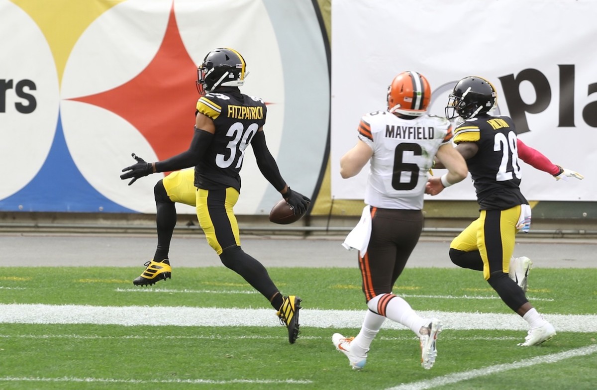 Steelers stay perfect, blow out Mayfield, Browns 38-7