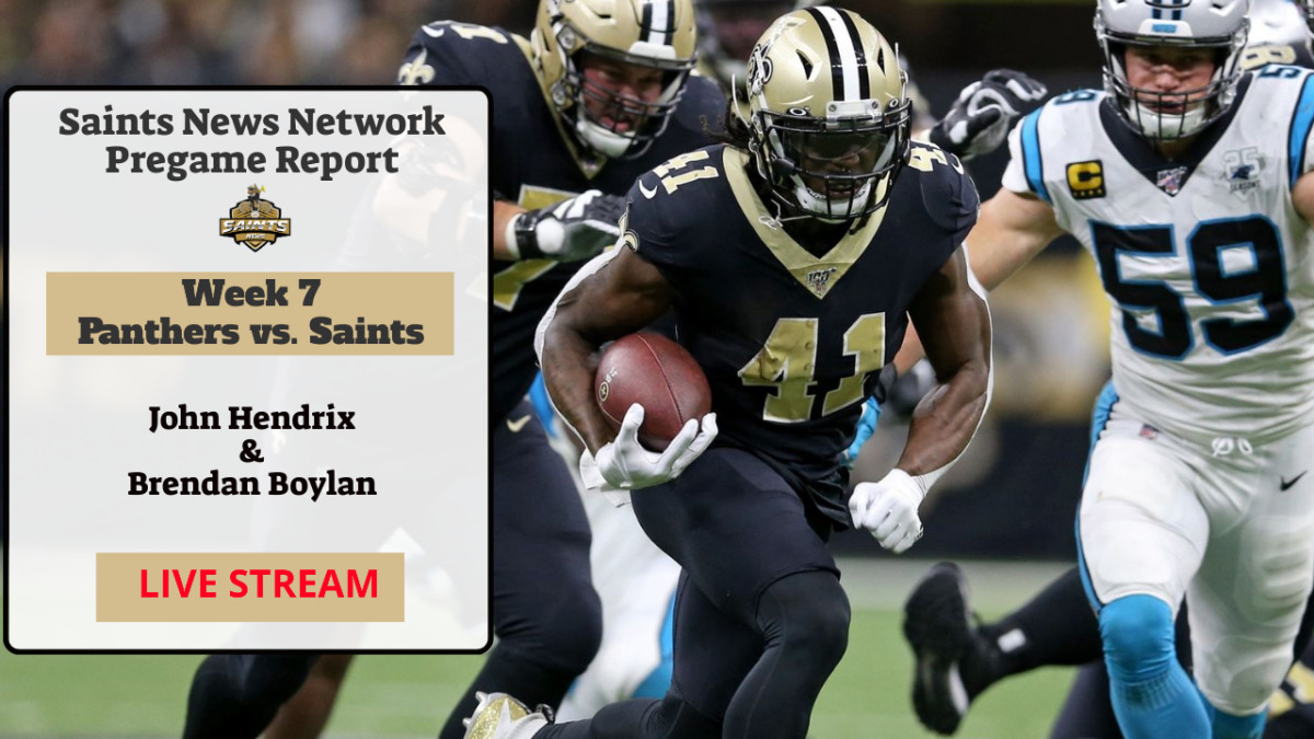 Saints Pregame Report Panthers vs. Saints [LIVE STREAM]  Sports