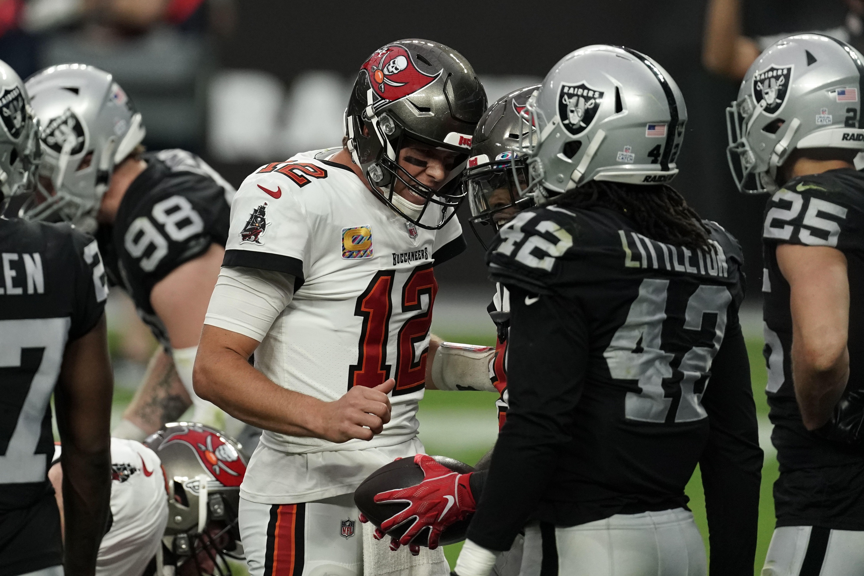 Raiders' schedule gets easier after facing Tom Brady, Buccaneers