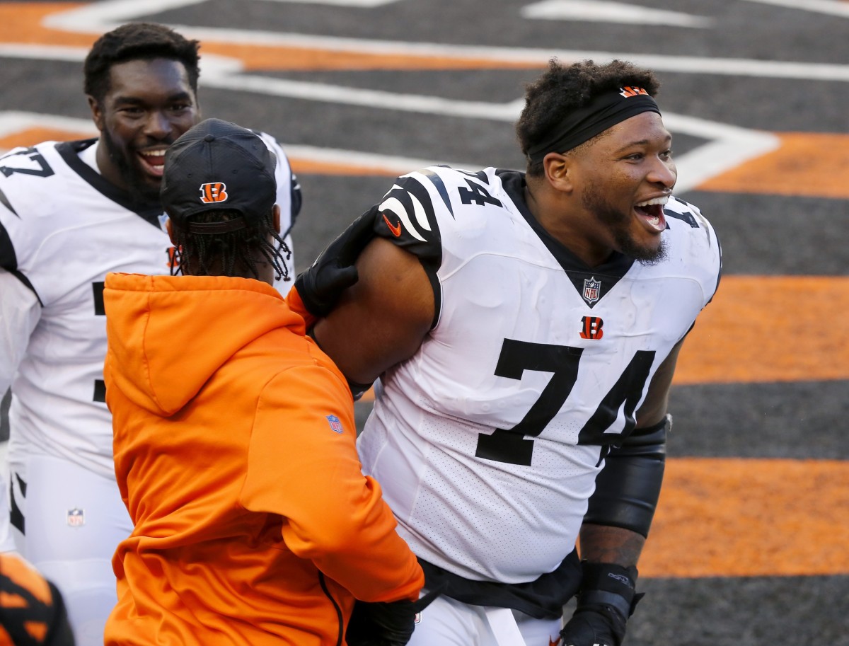 Cincinnati Bengals Offensive Lineman Fred Johnson Editorial Stock