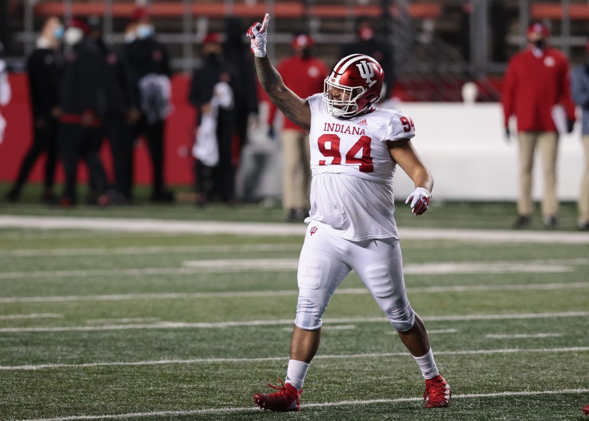 Demarcus Elliott has been a big disruptor on the defensive line for Indiana. (USA TODAY Sports)