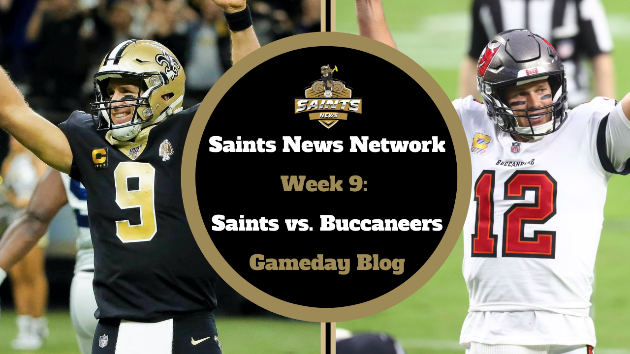 Week 9 Sunday Night Football Live: Saints vs. Buccaneers - Battle Red Blog