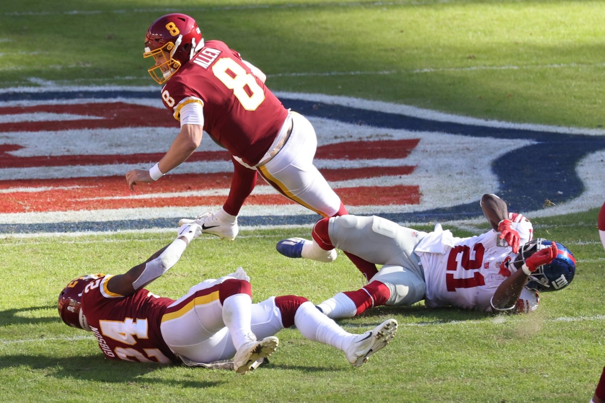 Washington Football Team Game Today: Washington vs Giants injury