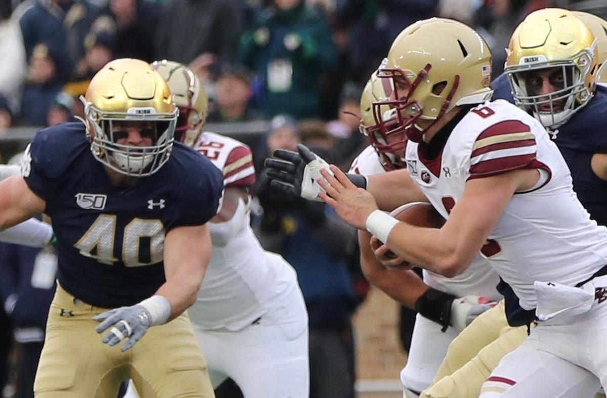 Series History Notre Dame vs. Boston College Sports Illustrated