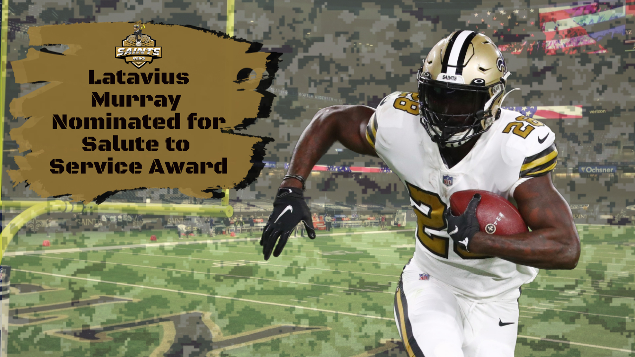 Latavius Murray Salute to Service Award Nominee