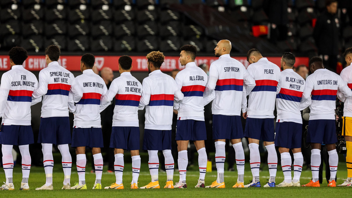 Usmnt Anthem Players Wear Jackets With Messages For Unity Sports Illustrated