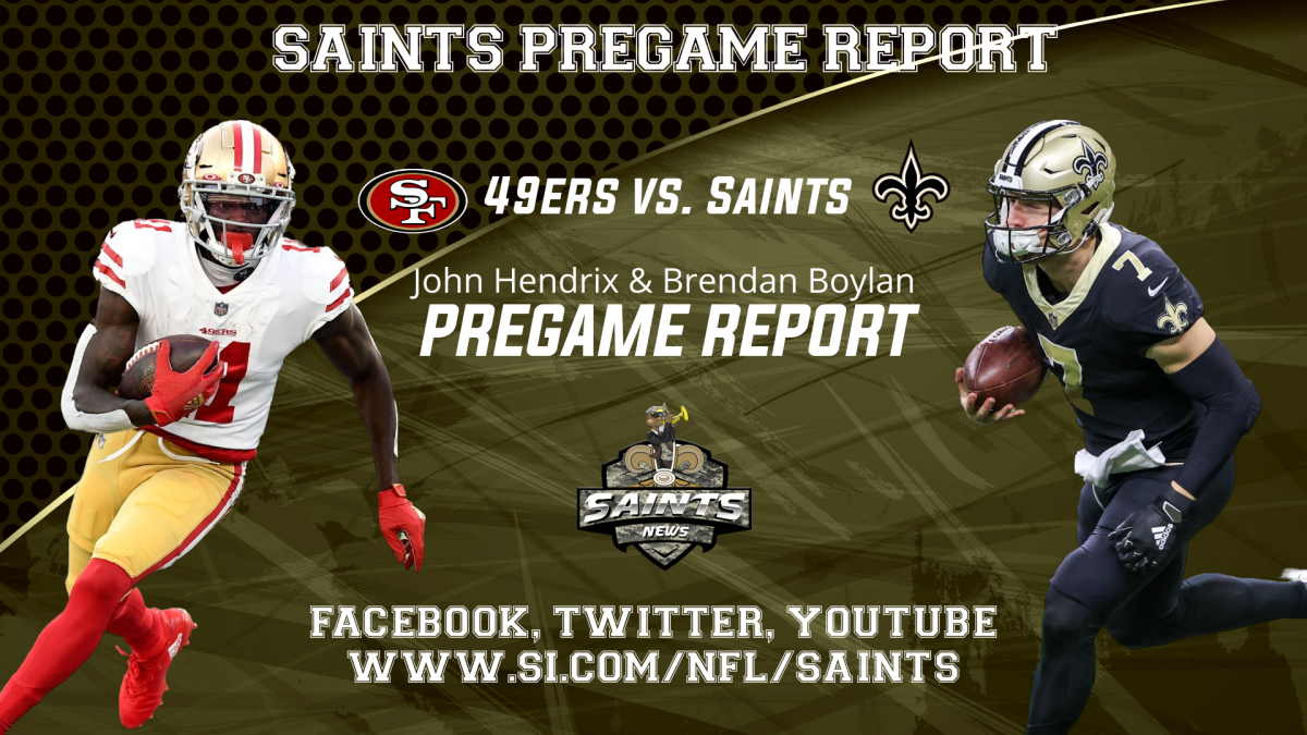 Saints Pregame Report Week 10 [LIVE STREAM]  Sports Illustrated New