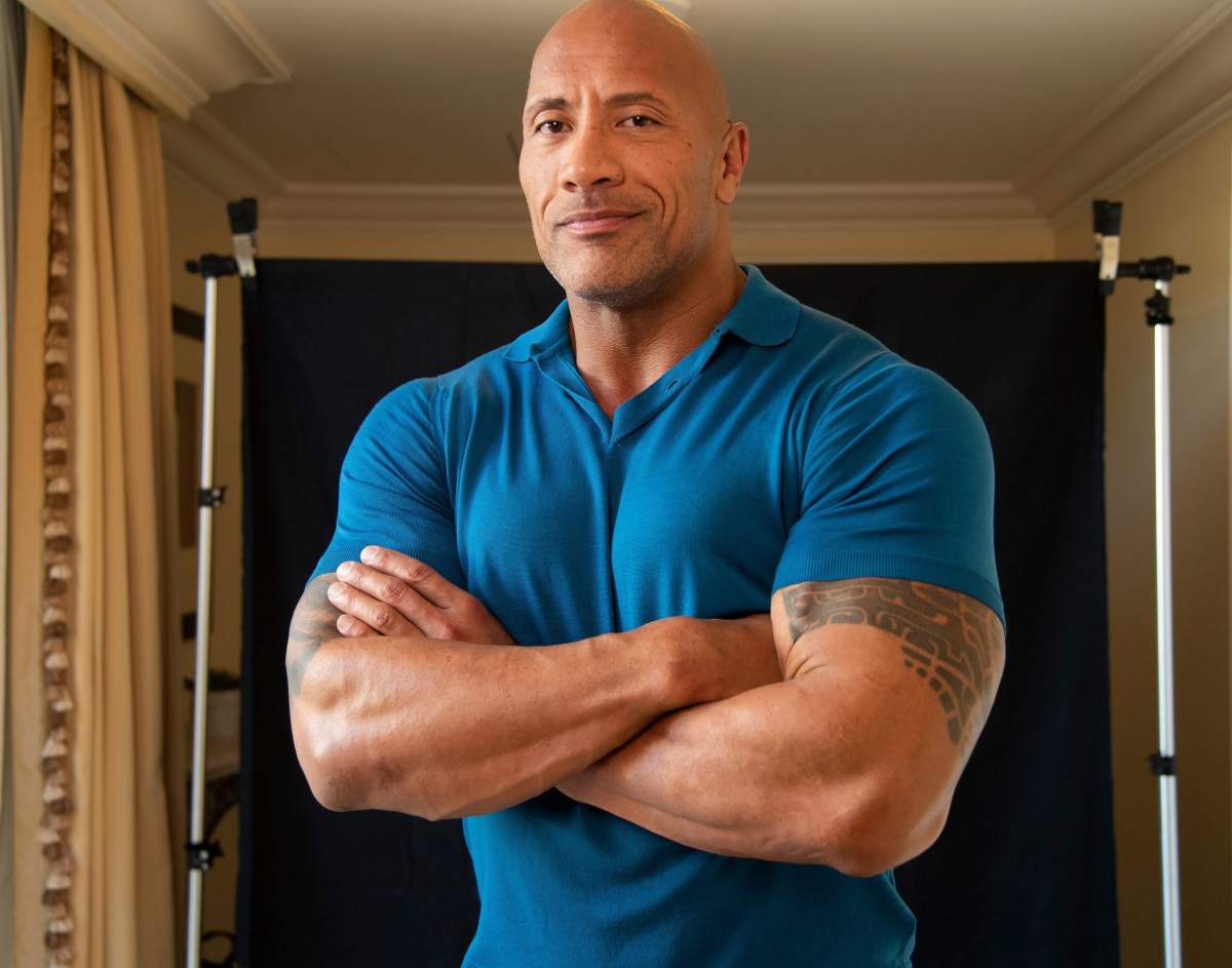 Dwayne "The Rock" Johnson was a football player before becoming a wrestler and now popular movie actor.