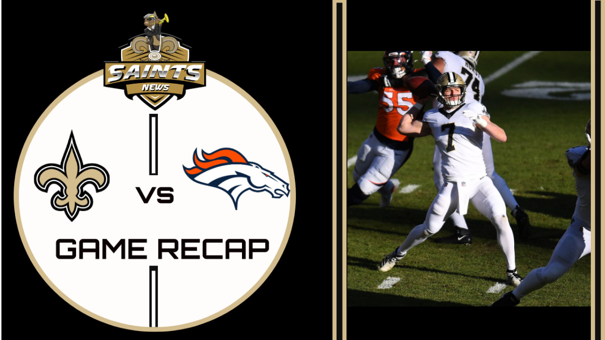 Saints Ground Game Helps Trot Over Broncos