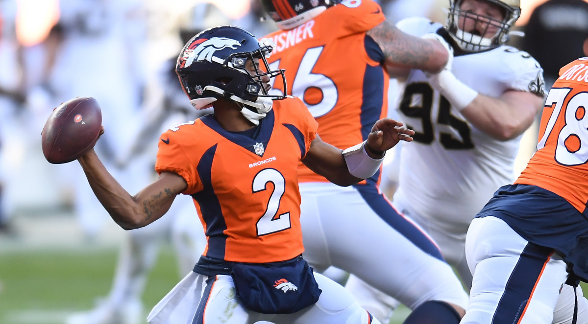 Broncos play Saints with no quarterback as Covid-19 ravages NFL