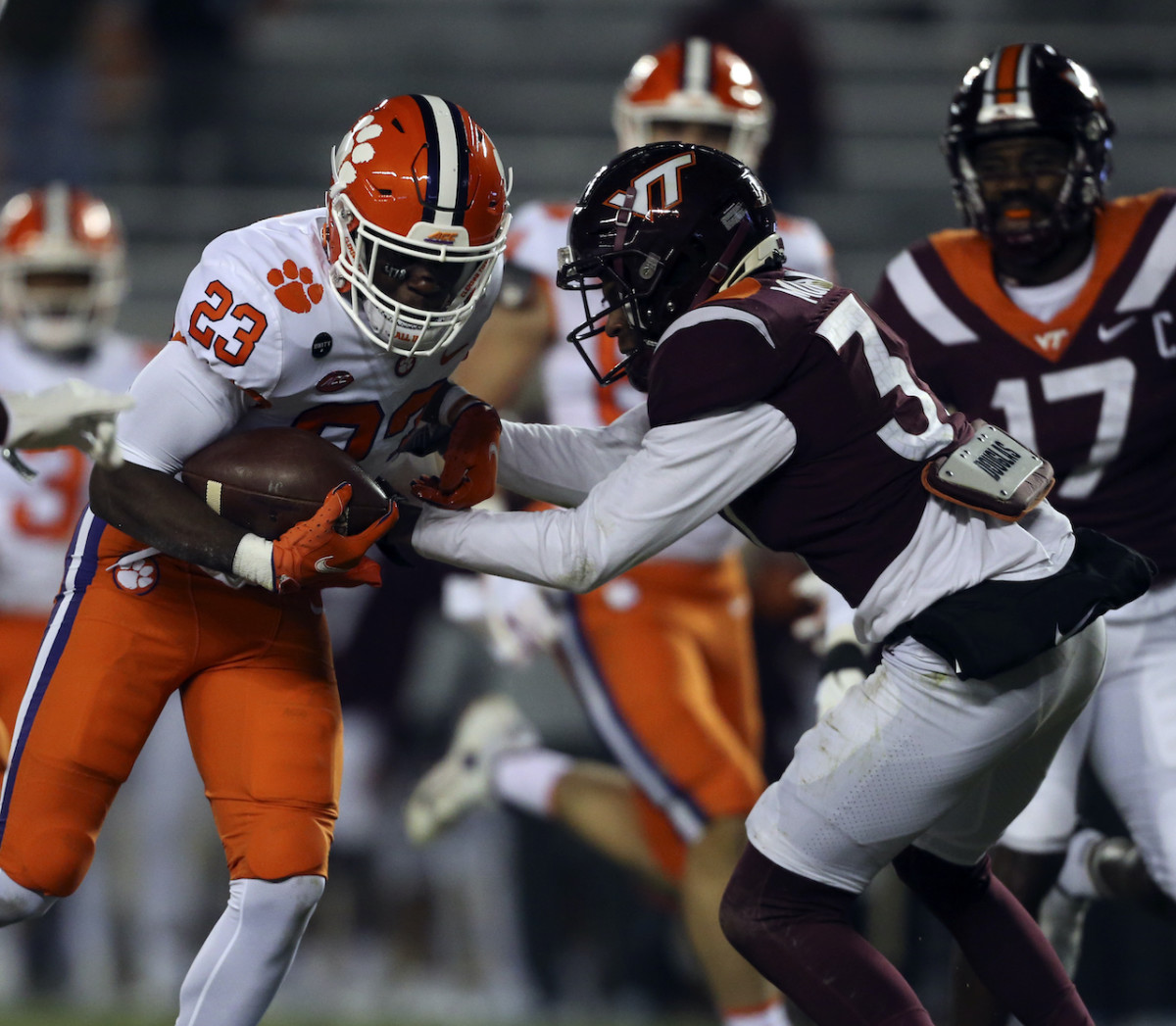 SecondHalf Outburst Leads No. 3 Clemson Over Virginia Tech Sports