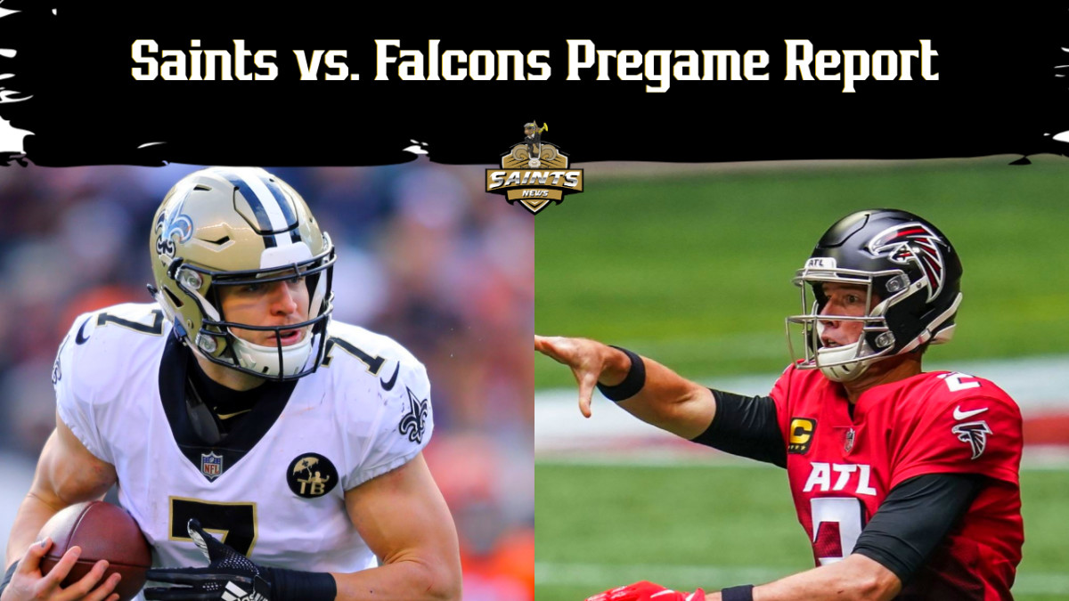 Saints at Falcons Pregame Report in Week 13 [LIVE STREAM]